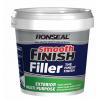 Ronseal Exterior Multi Purpose Smooth Finish Filler Tub White 1.2kg 36562 | Super Smooth | Super Tough | Water Resistant Formula for Exterior Rapairs