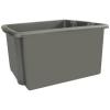 Stack and Store Space Master Small Storage Box Silver 14Ltr S01S801