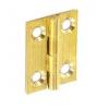 Securit Self Coloured Brass Butt Hinges 38mm 1 Pair S4202 