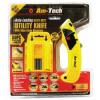 Amtech Auto-Loading Utility Knife with 50 Blades and Dispenser Red S0475