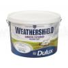 Dulux weathershield Smooth exterior Masonry Paint Pure Brilliant White 10Ltr