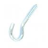 Securit Screw Hooks Zinc Plated 60mm 3Pk S6242