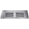 Chrome Louvre Vent 229mm x 76mm 953-37 | Heavy Gauge Stainless Steel