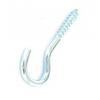 Securit Zinc Plated Screw Hooks Metallic Silver 55mm 4Pk S6241 