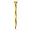 Timco Classic Multi-Purpose Double Countersunk Screws Yellow 3.0mm x 20mm Pack of 200 30020CLAF | Driver Bit Size - PZ1 | Material - Carbon Steel