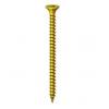 Timco Multi-Purpose Double Countersunk Screws Brass 3.5mm x 25mm 200Pk 35025CLAF