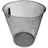 Small-Size Grey Wire Mesh Wastepaper Bin 28cm