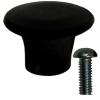 Kettle Knob and Screw Black 30mm 30750