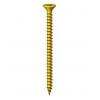 Timco Classic Zinc Yellow Passivated Double Countersunk Head Multi-Purpose Screws 4.5mm x 40mm 200Pk 45040CLAF 