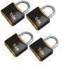 Yale Padlocks Brass 30mm 4Pk P110J301174