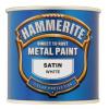 Hammerite Satin Finish Paint White 250ml 5092881