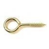 Securit Brass Plated Picture Frame Screw Eyes 17mm 20Pk 30596