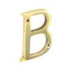 Securit Letter B Brass 75mm S2511