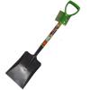 Kingfisher Heavy Duty Carbon Steel Digging Shovel Metallic Grey and Green CS590