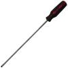 Rolson Magnetic Tip Slot Screwdriver Black and Silver 6mm x 300mm 29157