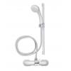 Croydex White Bath and Shower Mixer Set AB210022