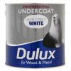 Dulux Interior and Exterior Use Professional Undercoat Paint Pure Brilliant White 2.5Ltr 5091235