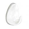 Securit Oval Self Adhesive Hooks White Medium 4Pk S6355 