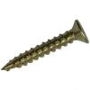 Securit Brass Plated Countersunk Woodscrews 2.75 x 25mm 32PK S8175 