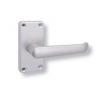 Union Anodised Silver Door Latch Handles For Wooden Doors Y681-94-2-AS