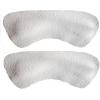 Dina International Shoe Clean Suede Heel Grips White 4Pk 65013