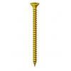 Classic Multi-Purpose Double Countersunk Screws Zinc and Yellow 4.0mm x 60mm 200Pk 40060CLAF