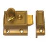 Sterling Champagne Finish Traditional Narrow Door Style Night Latch With 2 Keys and Cylinder PHNLS201