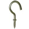 Cup Hooks Brass Plated 25mm 10Pk 30579