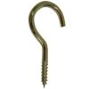 Heavy Duty Brassed Unshouldered Cup Hooks 38mm Pack of 9 30588