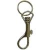 Steel Hipster Key Ring Nickel Plated 30644