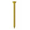 Timco Classic Multi-Purpose Double Countersunk Screws Zinc and Yellow 4.5mm x 70mm 200Pk 45070CLAF