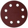 Tradesand Fine-Grade Red Aluminium Oxide Sanding Discs With 8 Dust Holes D 125mm 5Pk 8104