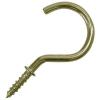 Brassed Cup Hooks Pack of 12 S78