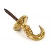 Securit Egyptian Tieback Hooks Brass 30mm Pack Of 2 S6506