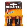 Duracell Plus C-Size Alkaline Batteries LR14 Pack of 2