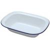 Falcon Enamelware Oblong Pie Dish White 28cm 44028