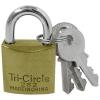 Padlock Brass Plated 25mm