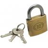 Tri Circle Solid Brass Padlock With Three Keys 38mm TR264