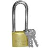 Tri-Circle Long Shackle Padlock Brass 50mm TR265LS