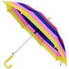 Drizzles Kids Auto Striped Umbrella Rainbow 16-Inch UU0005