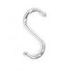 Securit Chrome Plated Steel S Hooks With Ball Tip Metallic Silver 100mm 4Pk S6323 