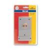 Sterling Rim Lock Deadlock Grey 101mm x 76mm PHSRL001