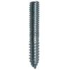 Bright Zinc Plated Wood To Metal Dowel Screws Bright Silver 8mm x 50mm 3Pk 30257