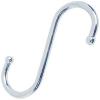 Securit Chrome Plated Steel S Hooks With Ball Tip Metallic Silver 80mm 4Pk S6322 