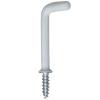 32mm White Plastic Coated Dresser Hooks 5Pk 30677