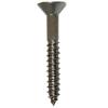 Countersunk Slotted Head Stainless Steel Woodscrews Metallic Silver 5mm x 32mm 4Pk 30466