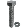 Bright Zinc Plated Hexagonal Head Nuts and Bolts Bright Silver 10mm x 50mm 2Pk 30152 