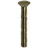 Electrical Socket Screws Brass Plated 3.5mm x 25mm 4Pk 30834