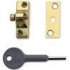 Yale Locks Chubb Window Locks Brass Pack Of 4 V-8K118-4-EB