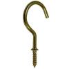 Cup Hooks Brass Plated 50mm 4Pk 30593